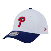 White/Red Philadelphia Phillies New Era Youth Baseball 39THIRTY M-Crown Flex Hat