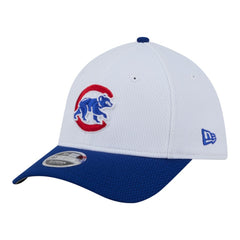 White/Royal Chicago Cubs New Era Youth Baseball 39THIRTY M-Crown Flex Hat