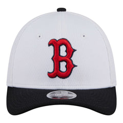 White/Navy Boston Red Sox New Era Youth Baseball 39THIRTY M-Crown Flex Hat