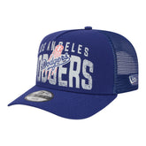 Royal Los Angeles Dodgers New Era Youth Logo Fade A-Frame 9FIFTY Snapback Hat