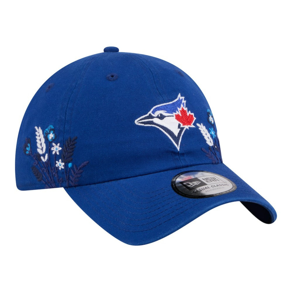 Royal Toronto Blue Jays New Era Women's Wildflower Casual Classic Adjustable Hat