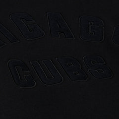 Black Chicago Cubs Mitchell & Ness Phantom Fleece Crewneck Sweatshirt