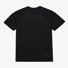 Black Milwaukee Brewers Mitchell & Ness Cooperstown Collection Phantom T-Shirt