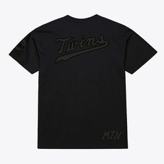 Black Minnesota Twins Mitchell & Ness Cooperstown Collection Phantom T-Shirt