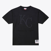 Black Kansas City Royals Mitchell & Ness Cooperstown Collection Phantom T-Shirt