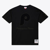 Black Philadelphia Phillies Mitchell & Ness Cooperstown Collection Phantom T-Shirt
