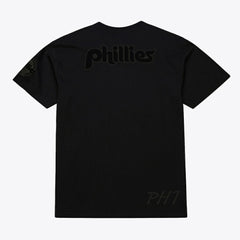 Black Philadelphia Phillies Mitchell & Ness Cooperstown Collection Phantom T-Shirt