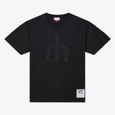 Black Seattle Mariners Mitchell & Ness Cooperstown Collection Phantom T-Shirt