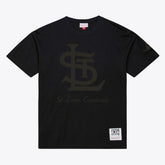Black St. Louis Cardinals Mitchell & Ness Cooperstown Collection Phantom T-Shirt