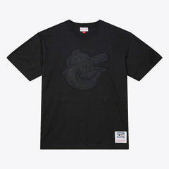 Black Baltimore Orioles Mitchell & Ness Cooperstown Collection Phantom T-Shirt