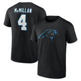 Tetairoa McMillan Icon Name & Number T-Shirt - Carolina Panthers T-shirts