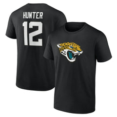 Travis Hunter Icon Name & Number T-Shirt - Jacksonville Jaguars T-shirts
