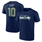 Cooper Kupp Icon Name & Number T-Shirt - Seattle Seahawks T-shirts