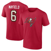 Baker Mayfield Icon Name & Number T-Shirt - Tampa Bay Buccaneers T-shirts