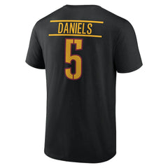 Jayden Daniels Icon Name & Number T-Shirt - Washington Commanders T-shirts