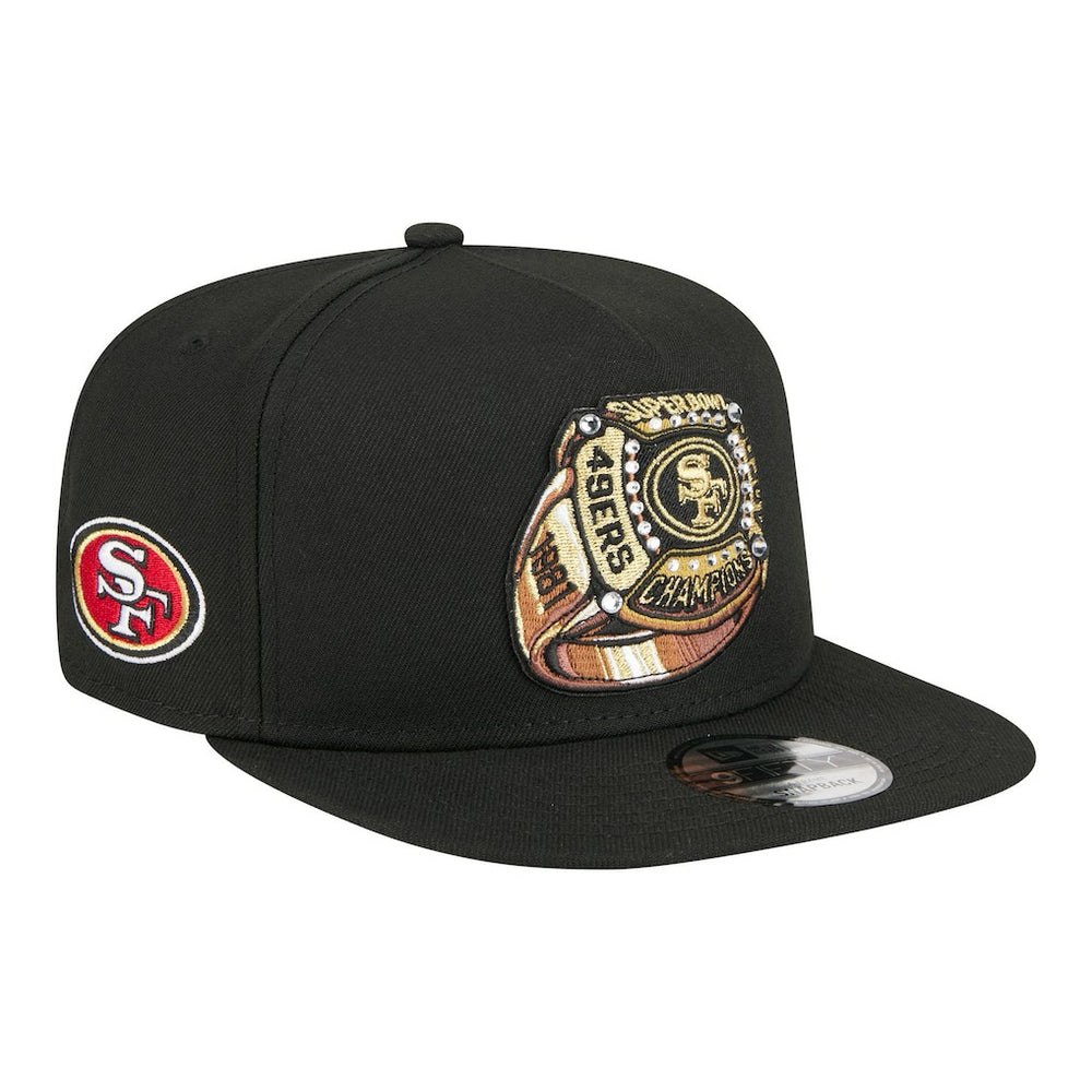 Super Bowl Ring 9FIFTY A-Frame Adjustable Hat - San Francisco 49ers Hats