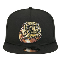 Super Bowl Ring 9FIFTY A-Frame Adjustable Hat - San Francisco 49ers Hats