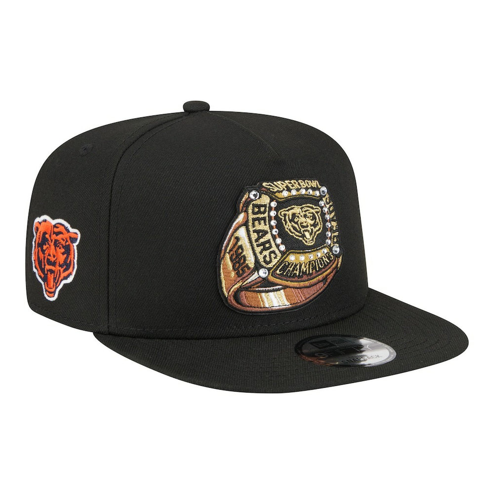 Super Bowl Ring 9FIFTY A-Frame Adjustable Hat - Chicago Bears Hats