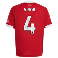 Virgil van Dijk Liverpool Youth 2025/26 Home Replica Jersey