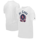 White St. Louis Cardinals New Era Fleur Domestic T-Shirt