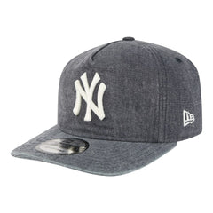 Navy Heather New York Yankees New Era Denim Classic 19TWENTY Adjustable Hat