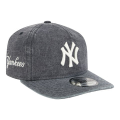 Navy Heather New York Yankees New Era Denim Classic 19TWENTY Adjustable Hat