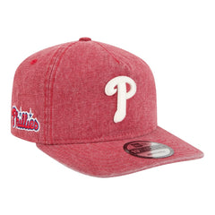 Red Philadelphia Phillies New Era Denim Classic 19TWENTY Adjustable Hat