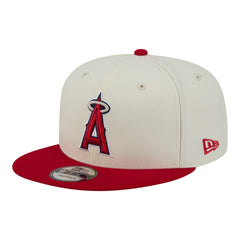 Cream/Red Los Angeles Angels New Era Localized 9FIFTY Snapback Hat