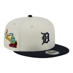 Cream/Navy Detroit Tigers New Era Localized 9FIFTY Snapback Hat