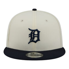 Cream/Navy Detroit Tigers New Era Localized 9FIFTY Snapback Hat