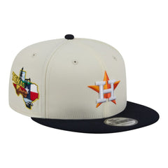 Cream/Navy Houston Astros New Era Localized 9FIFTY Snapback Hat