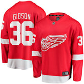 NHL John Gibson Detroit Red Wings Fanatics Home Breakaway Jersey