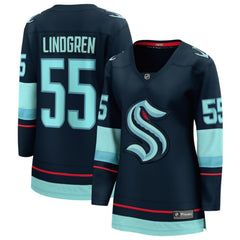 NHL Ryan Lindgren Seattle Kraken Fanatics Women's Home Breakaway Jersey