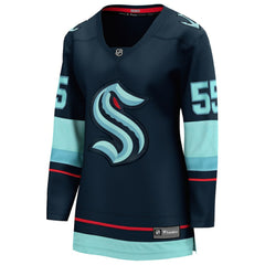 NHL Ryan Lindgren Seattle Kraken Fanatics Women's Home Breakaway Jersey