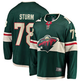 NHL Nico Sturm Minnesota Wild Fanatics Home Breakaway Jersey