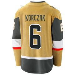 NHL Kaedan Korczak Vegas Golden Knights Fanatics Home Breakaway Jersey