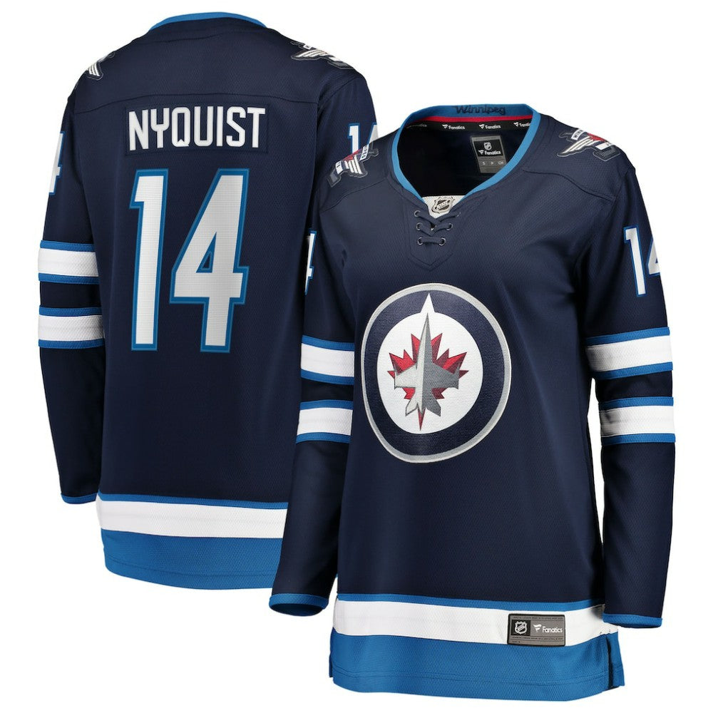NHL Gustav Nyquist Winnipeg Jets Fanatics Women's Home Breakaway Jersey