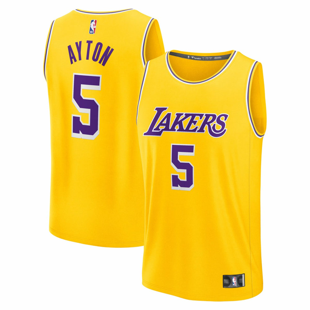 Fanatics Deandre Ayton Los Angeles Lakers Fast Break Replica Player Jersey