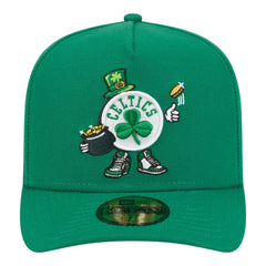 New Era Boston Celtics Injection Cartoon Logo A-Frame 59FIFTY Fitted Hat