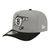 New Era Brooklyn Nets Injection Cartoon Logo A-Frame 9FIFTY Adjustable Hat