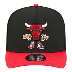 New Era Chicago Bulls Injection Cartoon Logo A-Frame 9FIFTY Adjustable Hat