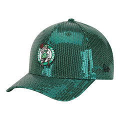 New Era Boston Celtics Women's Sequin M-Crown 9FORTY Adjustable Hat