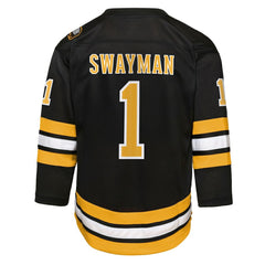 NHL Jeremy Swayman Boston Bruins Outerstuff Youth Home Replica Jersey