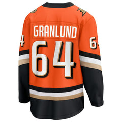 NHL Mikael Granlund Anaheim Ducks Fanatics Home Breakaway Jersey