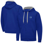 Orlando Magic Antigua New Logo Victory Full-Zip Hooded Sweatshirt