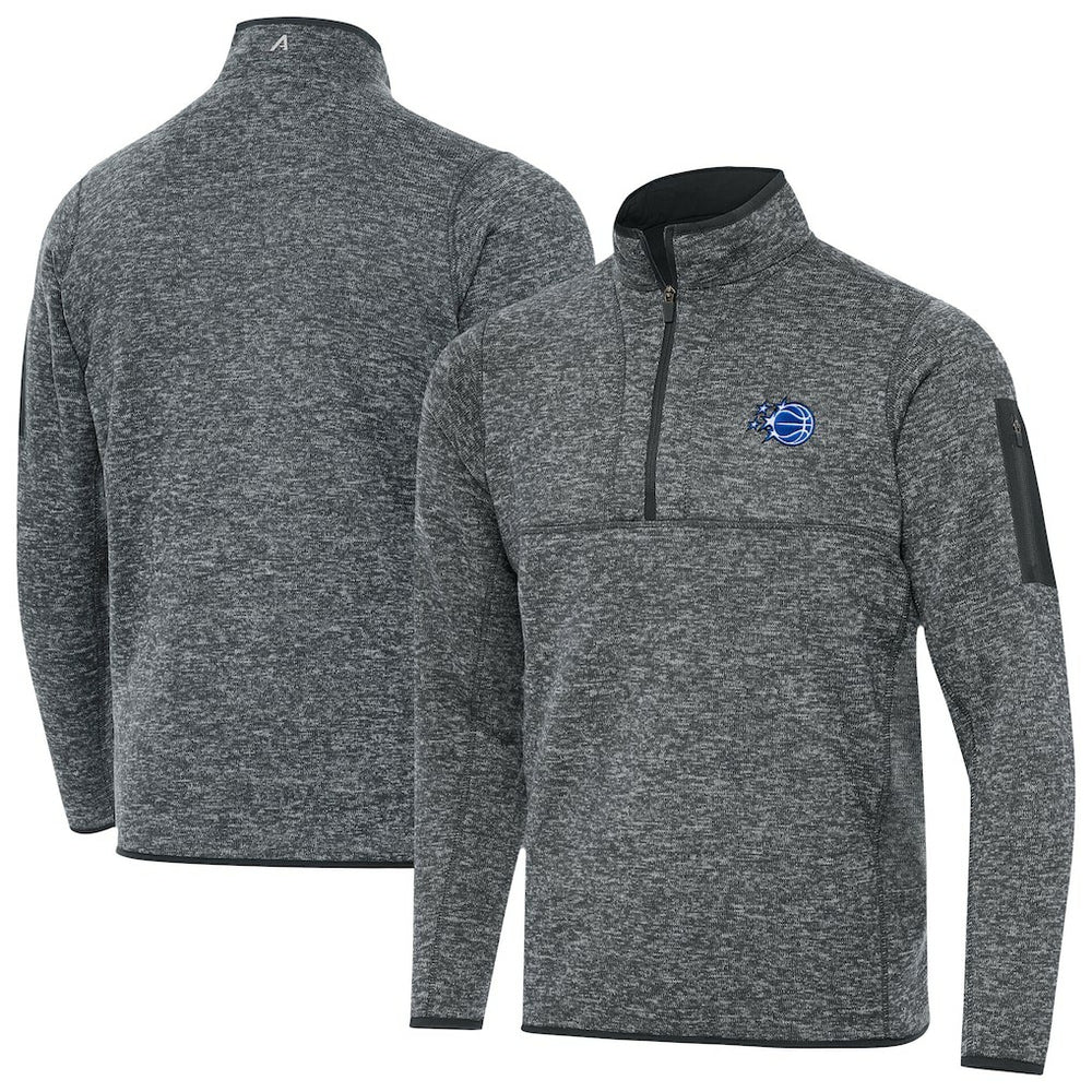 Orlando Magic Antigua New Logo Fortune Quarter-Zip Pullover Jacket