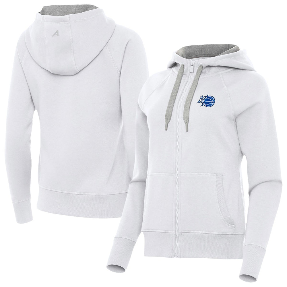 Orlando Magic Antigua Women's New Logo Victory Full-Zip Hooded Sweatshirt