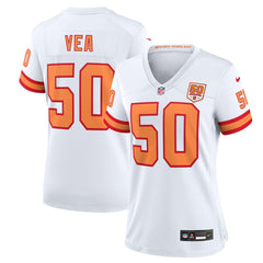 Vita Vea '76 Women's 50th Season Game Jersey - Tampa Bay Buccaneers Jerseys