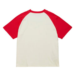Cream Cincinnati Reds Mitchell & Ness Women's Boyfriend Raglan T-Shirt