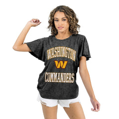 Gameday Couture Women's Relaxed Flutter Sleeve T-Shirt - Washington Commanders T-shirts